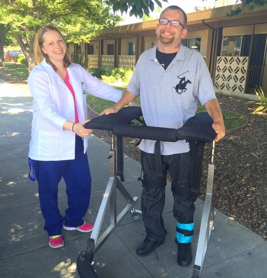 andrew walking again